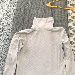 Athleta White Turtleneck